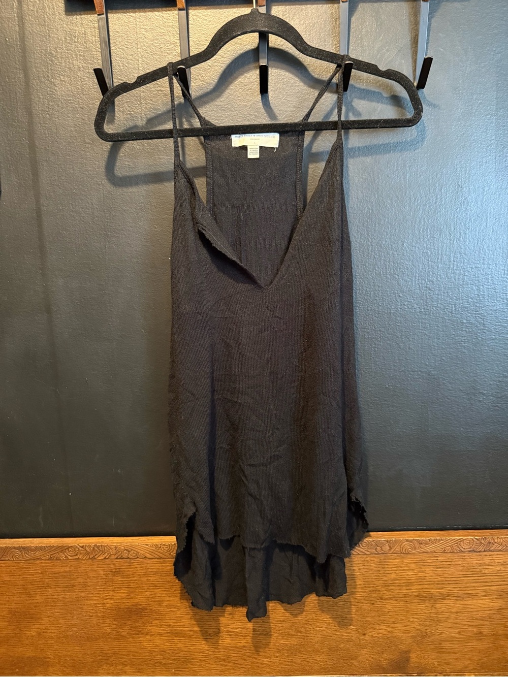 Project Social T x Urban Outfitters Black Knit Tank / Tunic